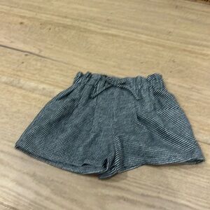 Zara baby girl shorts houndstooth 12/18m
